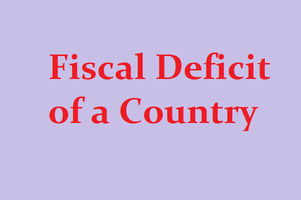 Fiscal Imbalances of a Country